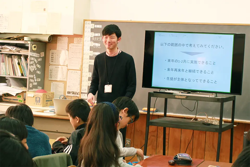 花王リサイクリエーション御成小学校授業風景