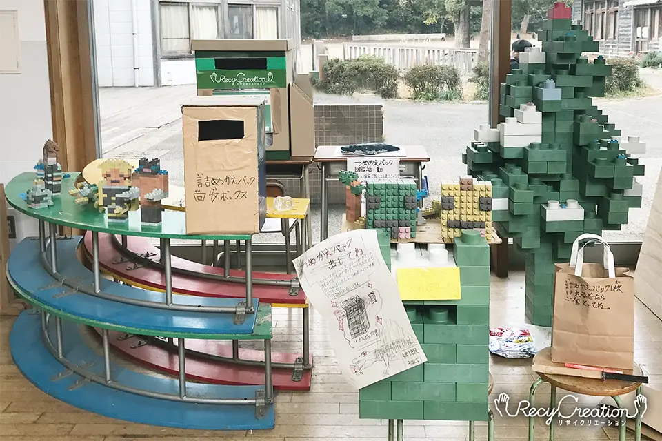 花王リサイクリエーション御成小学校授業風景