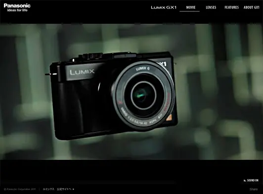 LUMIX GX1 design