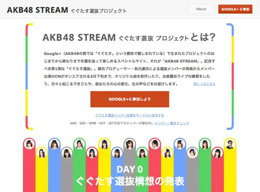 AKB48 STREAM ぐぐたす選抜プロジェクト